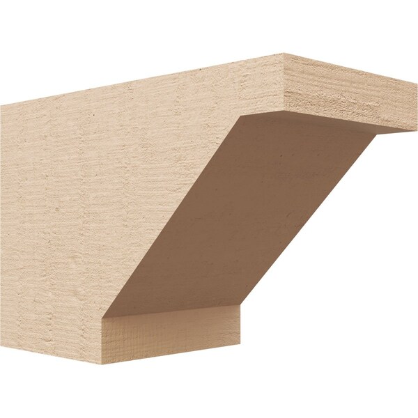 Ekena Millwork 6in. W x 8in. H x 12in. L Burlington Woodgrain TimberThane Rafter Tail, Primed Tan RFTUR06X08X12BURRCPR - main